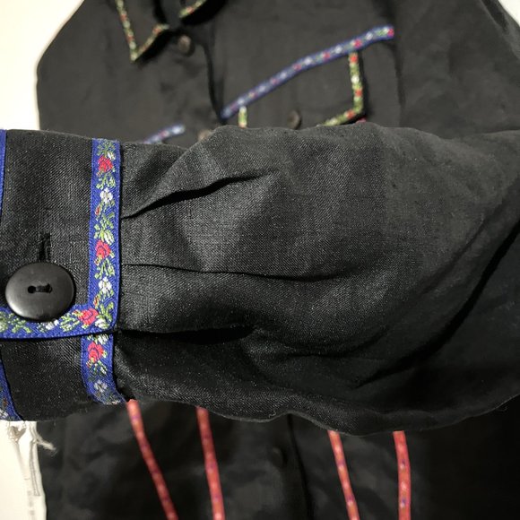 Brett Harrison Vintage Oversized Linen Button Up - Picture 11 of 14